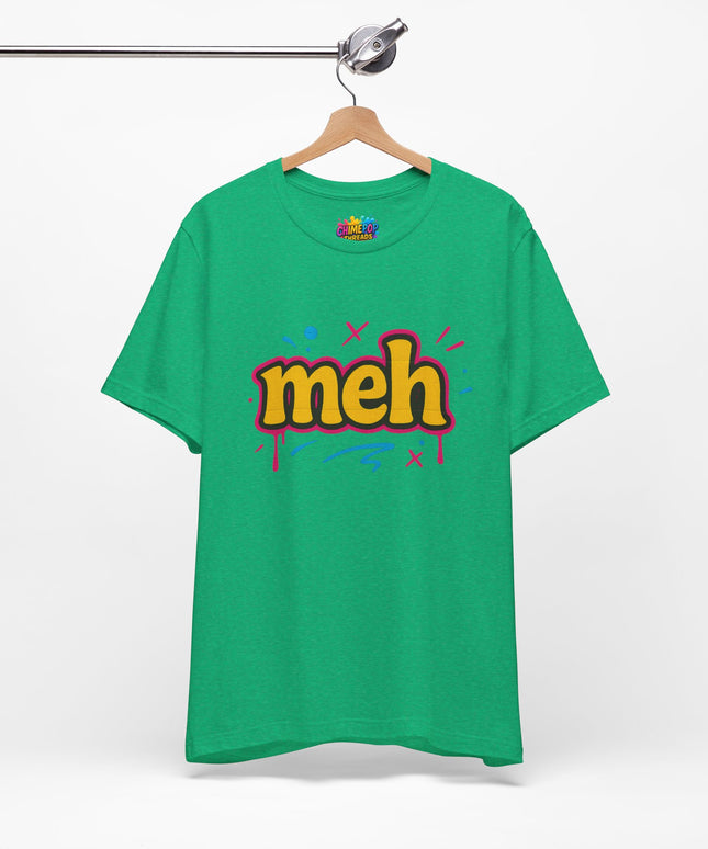 Meh Yellow Graffiti Pop T-Shirt
