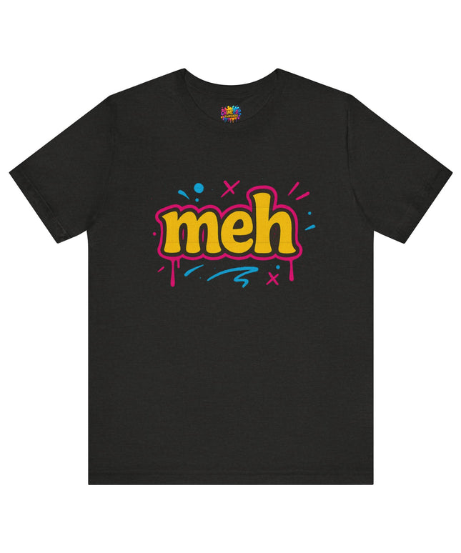 Meh Yellow Graffiti Pop T-Shirt