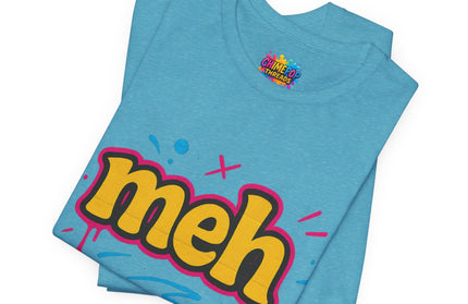 Meh Yellow Graffiti Pop T-Shirt