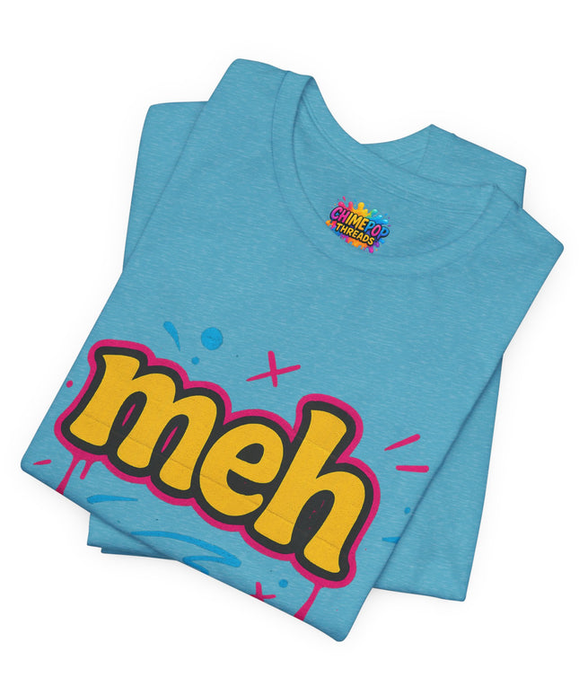 Meh Yellow Graffiti Pop T-Shirt