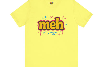 Meh Yellow Graffiti Pop T-Shirt