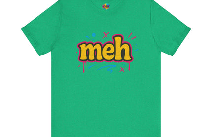Meh Yellow Graffiti Pop T-Shirt