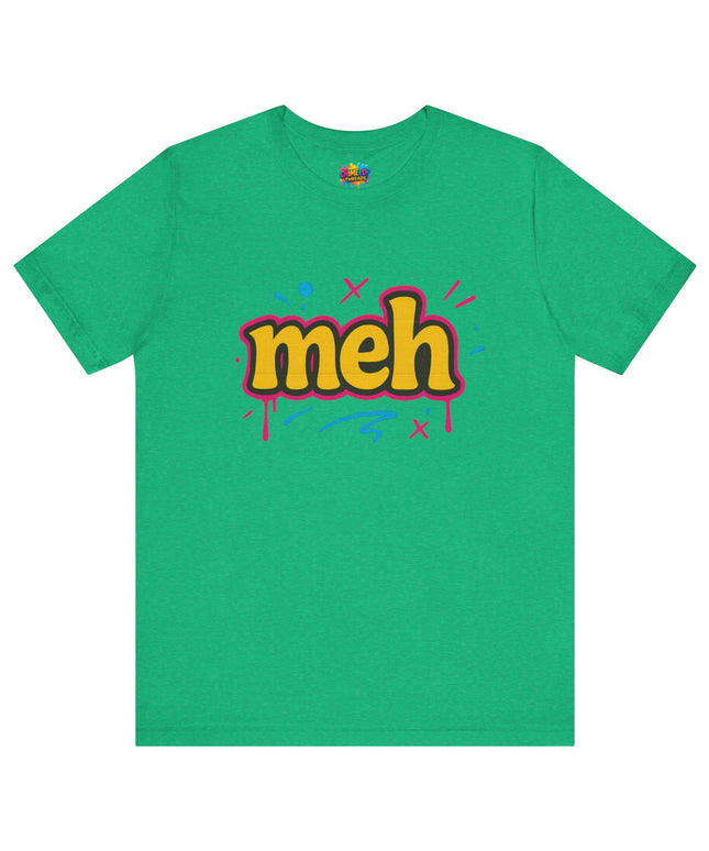 Meh Yellow Graffiti Pop T-Shirt