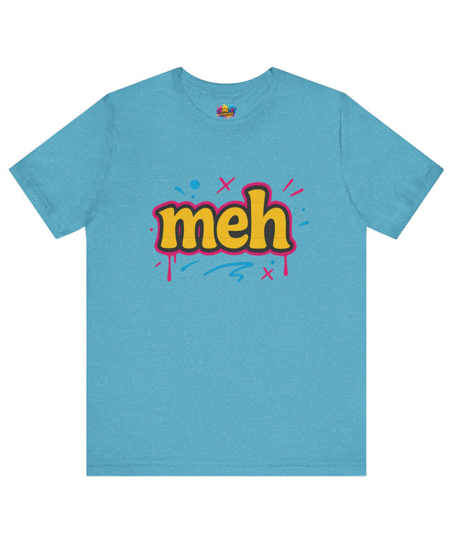 Meh Yellow Graffiti Pop T-Shirt