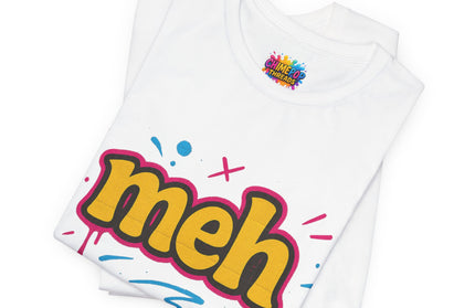Meh Yellow Graffiti Pop T-Shirt