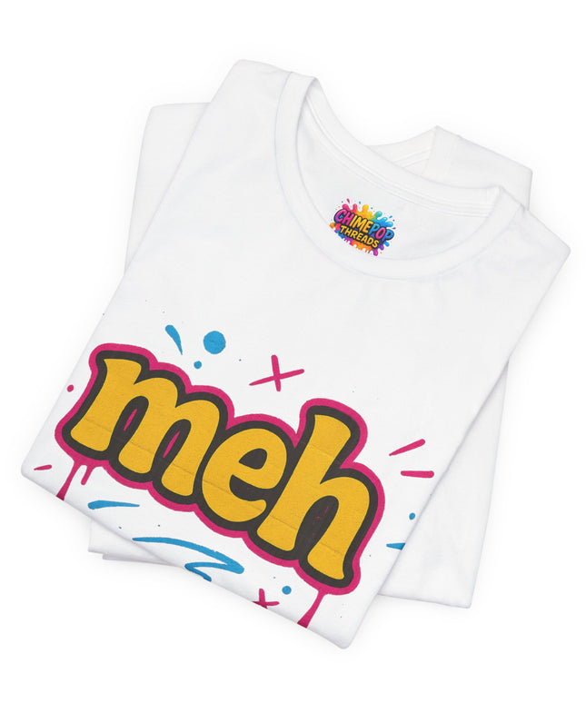 Meh Yellow Graffiti Pop T-Shirt