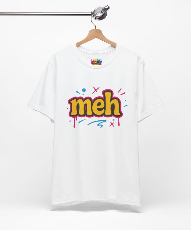 Meh Yellow Graffiti Pop T-Shirt