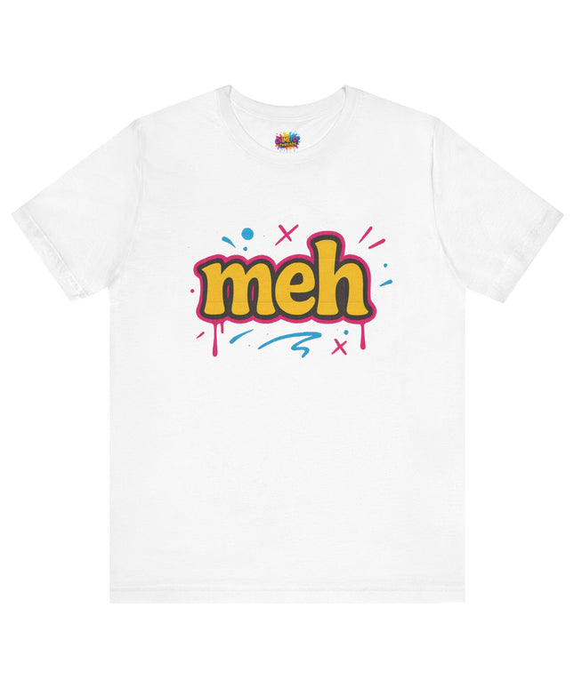 Meh Yellow Graffiti Pop T-Shirt