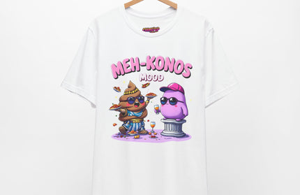 Meh-konos Mood Meh & Poo in a Tale of Two Greeks T-Shirt