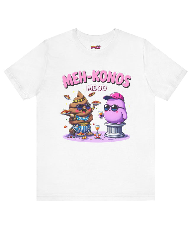 Meh-konos Mood Meh & Poo in a Tale of Two Greeks T-Shirt