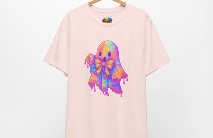 Melting Pastel Ghost Bow Shirt