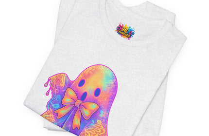 Melting Pastel Ghost Bow Shirt