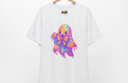 Melting Pastel Ghost Bow Shirt
