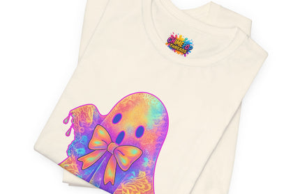 Melting Pastel Ghost Bow Shirt