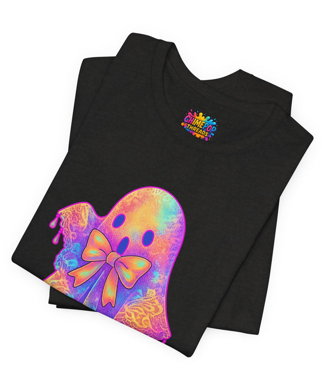Melting Pastel Ghost Bow Shirt
