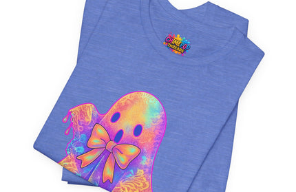 Melting Pastel Ghost Bow Shirt