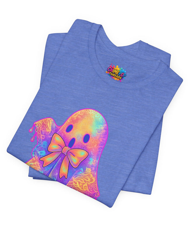 Melting Pastel Ghost Bow Shirt