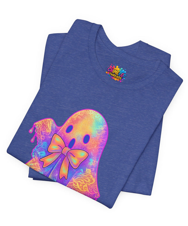 Melting Pastel Ghost Bow Shirt