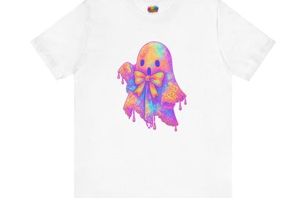 Melting Pastel Ghost Bow Shirt