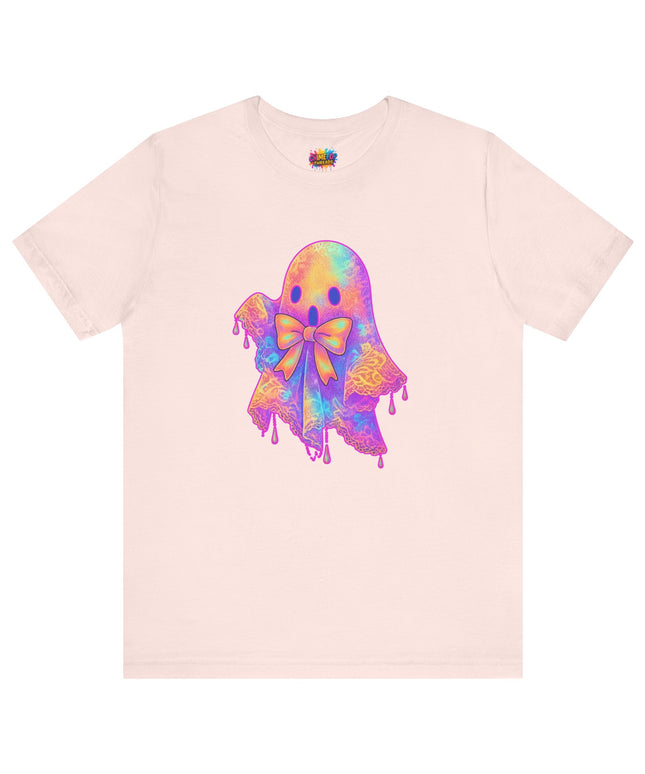 Melting Pastel Ghost Bow Shirt