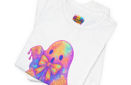 Melting Pastel Ghost Bow Shirt