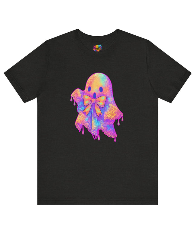 Melting Pastel Ghost Bow Shirt