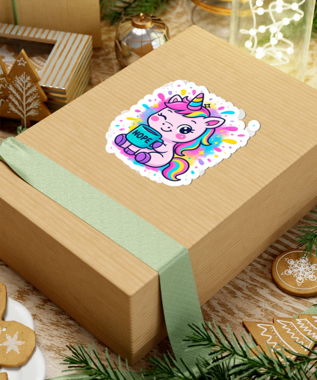NOPE UNICORN CHIMEPOP STICKERS