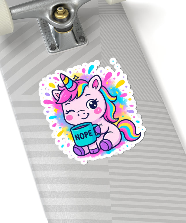 NOPE UNICORN CHIMEPOP STICKERS