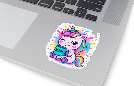 NOPE UNICORN CHIMEPOP STICKERS