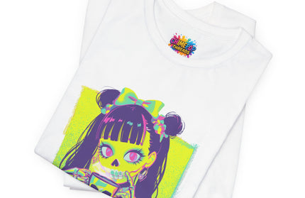 Neon Pastel Gothic Coffee Skeleton Shirt