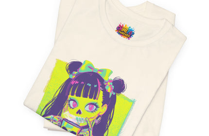 Neon Pastel Gothic Coffee Skeleton Shirt