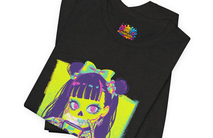 Neon Pastel Gothic Coffee Skeleton Shirt