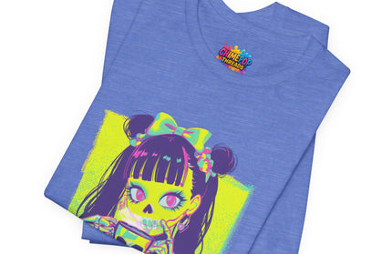 Neon Pastel Gothic Coffee Skeleton Shirt