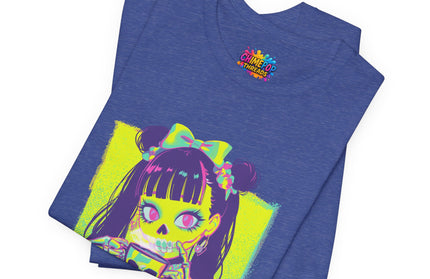 Neon Pastel Gothic Coffee Skeleton Shirt
