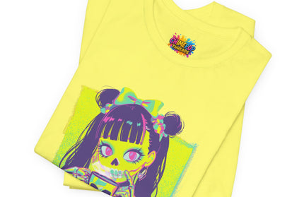 Neon Pastel Gothic Coffee Skeleton Shirt