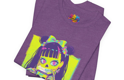 Neon Pastel Gothic Coffee Skeleton Shirt