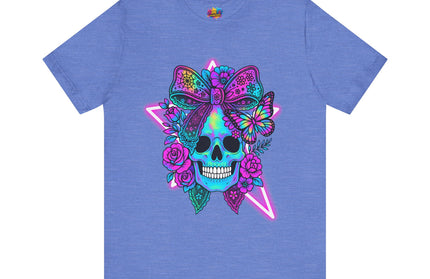 Neon Skull and Bow Shirt