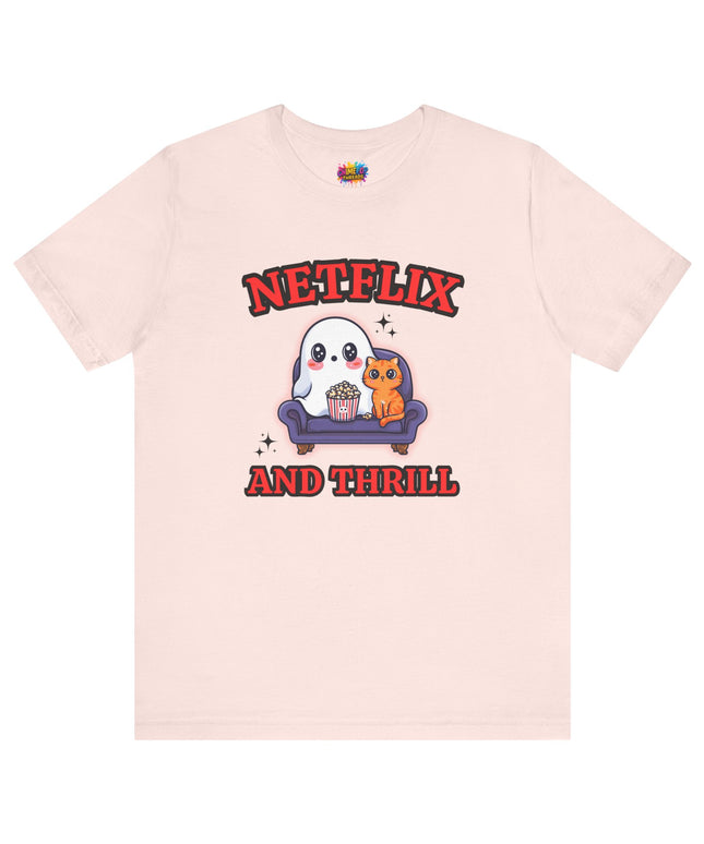Netflix and Thrill Pastel Shirt