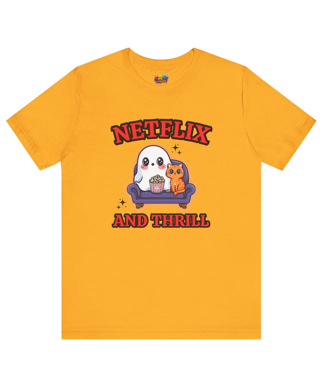 Netflix and Thrill Pastel Shirt