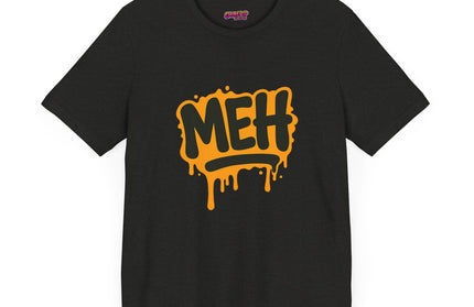 ORANGE GRAFFITTI DRIPPY MEH GRAPHIC TEE