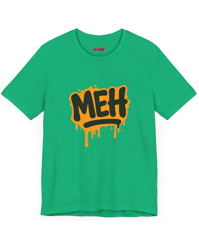 ORANGE GRAFFITTI DRIPPY MEH GRAPHIC TEE