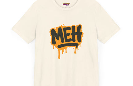 ORANGE GRAFFITTI DRIPPY MEH GRAPHIC TEE