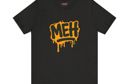 ORANGE GRAFFITTI DRIPPY MEH GRAPHIC TEE