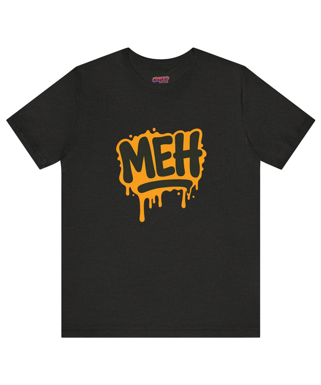 ORANGE GRAFFITTI DRIPPY MEH GRAPHIC TEE