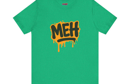 ORANGE GRAFFITTI DRIPPY MEH GRAPHIC TEE