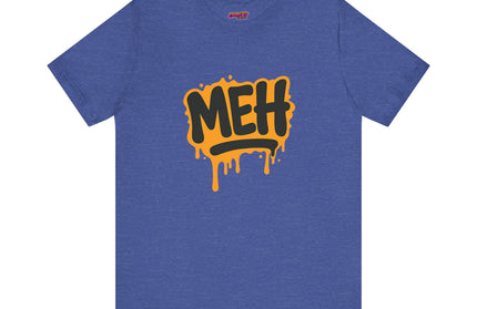 ORANGE GRAFFITTI DRIPPY MEH GRAPHIC TEE