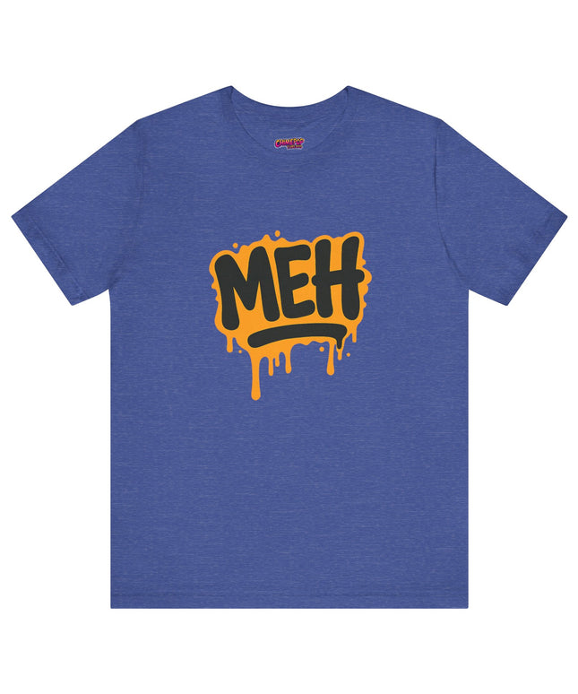 ORANGE GRAFFITTI DRIPPY MEH GRAPHIC TEE