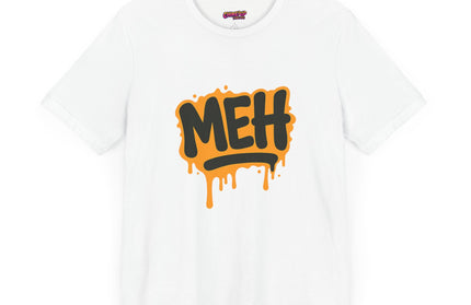 ORANGE GRAFFITTI DRIPPY MEH GRAPHIC TEE