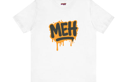 ORANGE GRAFFITTI DRIPPY MEH GRAPHIC TEE