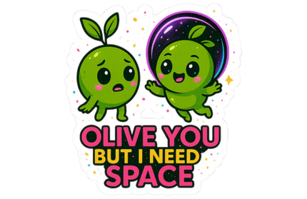 Olive You, But I Need Space ChimePop Stickers